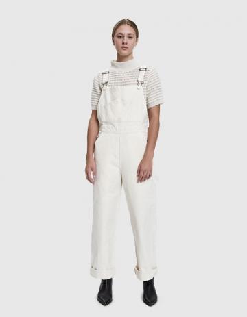 Jesse Kamm Canvas Overalls In Natural