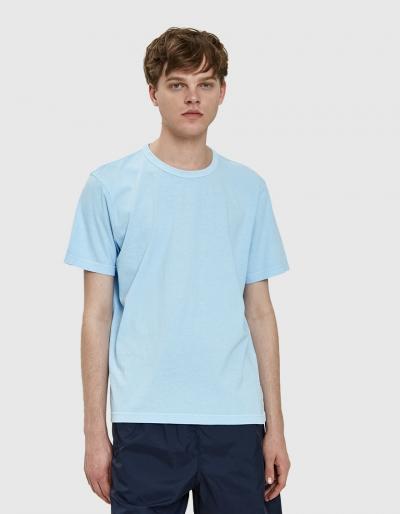 Our Legacy New Box Tee In Light Blue Army Jersey