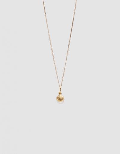 Loren Stewart Pearl Shell Charm Necklace