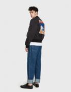 J.w. Anderson Bomber Jacket With Baseball Card Print