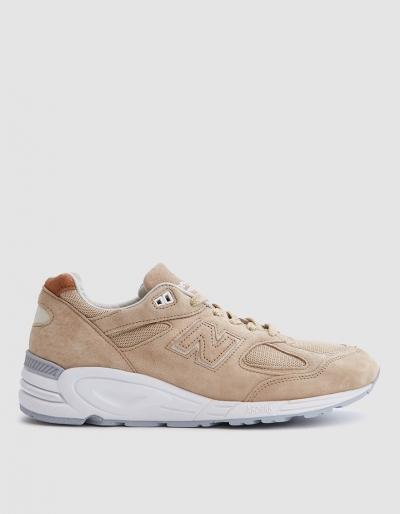 New Balance 990 Winter Peaks In Tan/white
