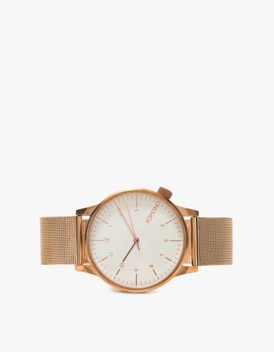 Komono Winston Royale In Rose Gold/white