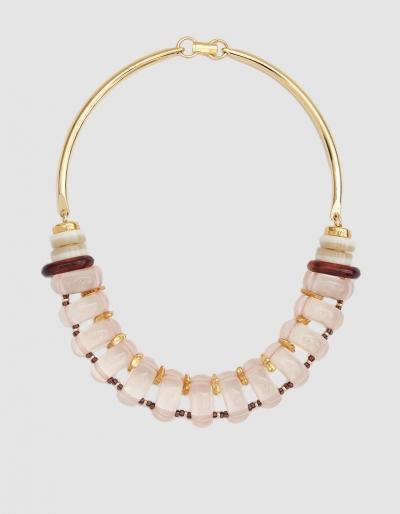 Lizzie Fortunato Modern Arc Necklace