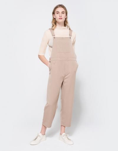 Ganni Brown Dungaree