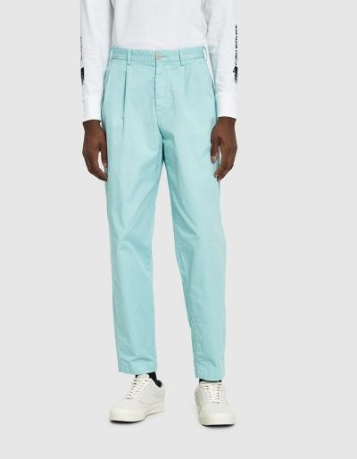 Cav Empt Wide Twill Chinos In Green