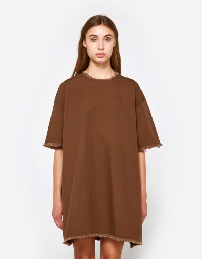Ashley Rowe Short Dress In Brown