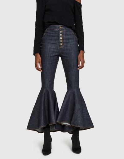 Ellery Hysteria Crop Flare Jean