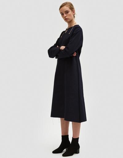Ashley Rowe Lady Dress In Navy
