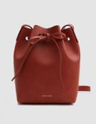 Mansur Gavriel Mini Mini Bucket Bag In Brandy/brick