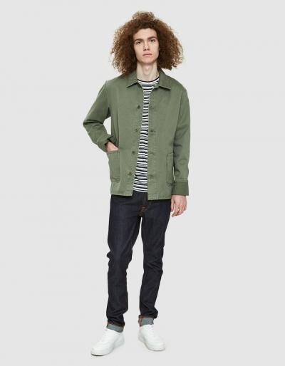 A.p.c. Kerlouan Jacket In Khaki Green