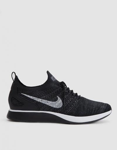 Nike Air Zoom Mariah Flyknit Racer Shoe In Black/pure Platinum