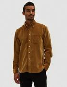 Tr S Bien Button Down Shirt Cord In Beige