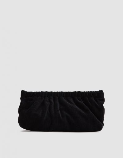 Rachel Comey Soo Clutch In Black Velvet