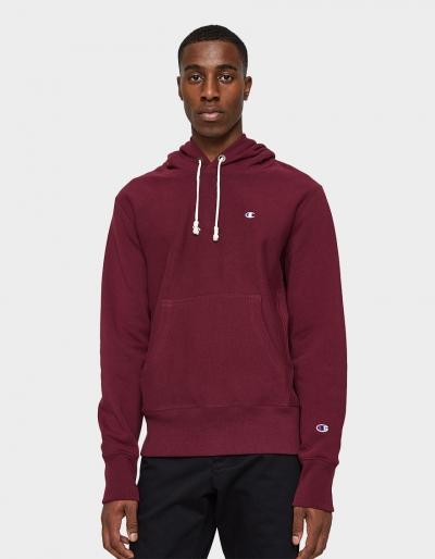 Champion Reverse Weave Rw Hooded Sweatshirt In Burgundy