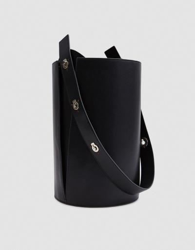 Danse Lente Lorna With Keyhole Strap In Black/pale Pink