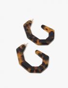 Rachel Comey Factor Earrings In Tortoise