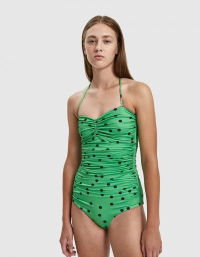 Ganni Clover Polka Dot
