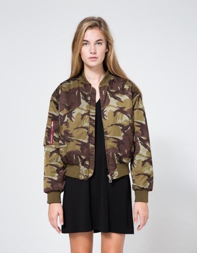 Ganni Greenwood Bomber Jacket