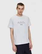 A.p.c. Us Star T-shirt In Heather Grey