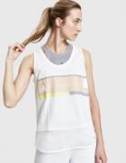 Adidas By Stella Mccartney Essentials Graphic Tank In White