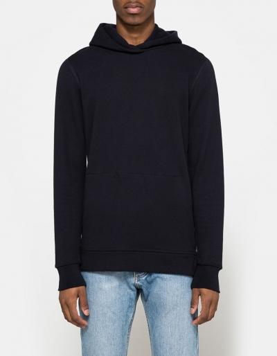 John Elliott Hooded Villain Sweatshirt In Dark Navy