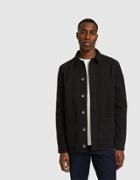 Native Youth Woodbine Shirt Jacket In Black