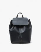 Mansur Gavriel Mini Backpack In Black/flamma