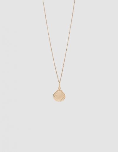 Loren Stewart Shell Charm Necklace In
