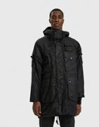 Engineered Garments Barbour Zip Parka In Black