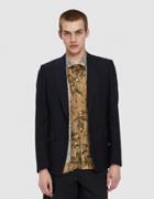 Dries Van Noten Banks Bis Sportcoat In Navy