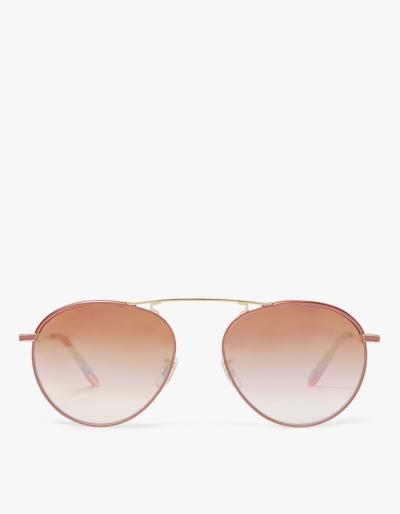 Garrett Leight Inness 55 In Merlot Pearl/copper
