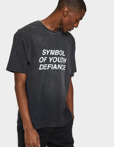 Insight Symbol Of Youth Defiance Ss Tee In Black