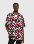 Tr S Bien Tourist Shirt In Sunset Print Red