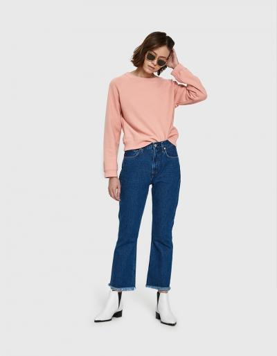 Citizens Of Humanity Estella Fray High-rise Ankle Flare