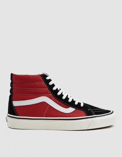 Vans Sk8-hi 38 Dx Sneaker In Og Black/og Red