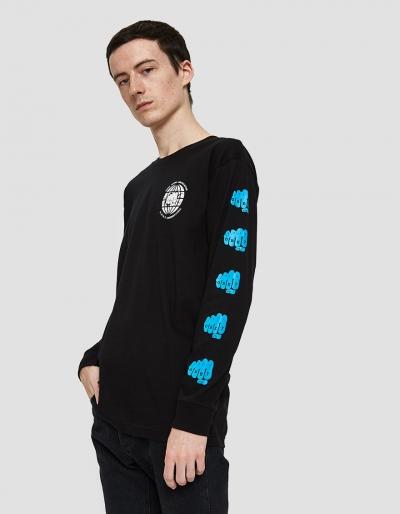 Obey Global Annihilation Tee In Black