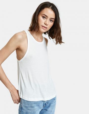 Which We Want Ribbed Tank Top In White
