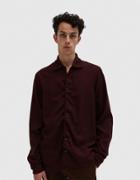 Marni L/s Sport Shirt In Bordeaux