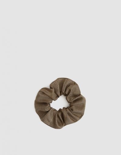 Ganni Merkel Scrunchie In Hazelnut