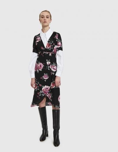 Stelen Shanna Floral Print Wrap Dress