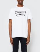 Vans Full Patch Tee In White/black