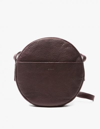 Baggu Circle Purse In Oxblood
