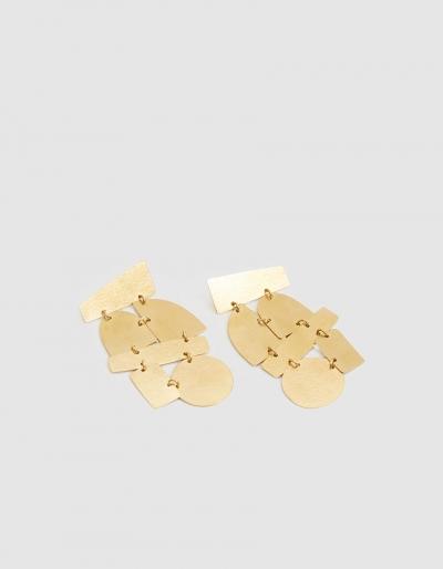Annie Costello Brown Paradiso Chandelier Earrings