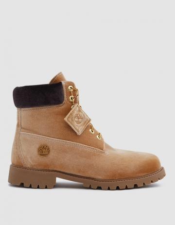 Off-white Timberland Boot In Camel Brown