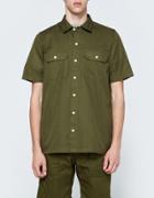 Carhartt Wip S/s Master Shirt In Rover Green