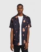 Soulland Zev Silk Shirt In Black