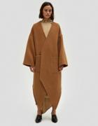 J.w. Anderson Pointed Hem Double Face Coat