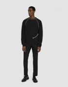 Dries Van Noten Terry Crewneck Sweatshirt In Black