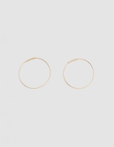Kathleen Whitaker Small Hoop Earrings