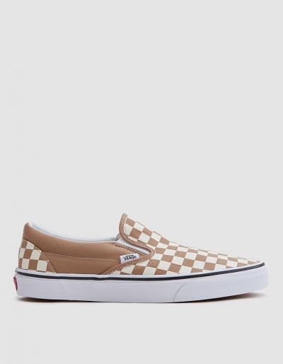 Vans Classic Slip-on Checkerboard In Tiger's Eye